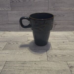 Rare MercAsia Ceramic Nesting Shabby Coffee Mug 16 oz.‎ Cup Stackable